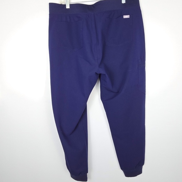 FIGS Mens Zamora Scrub Pant Blue Sz XL Jogger Cargo Pockets Hospital Lab Work - Picture 3 of 8
